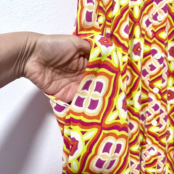 Flying Tomato High Low express yourself woven midi dress in Vibrant Yellow Small - Picture 7 of 9